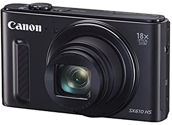 【未使用 中古品】Canon デジタルカメラ PowerShot SX610 HS ブラック 光学18倍ズーム PSSX61(中古品)