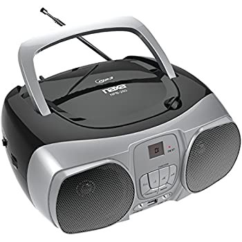 【中古品】NAXA Electronics NPB-260 MP3/CD Boombox with USB Player, Black by Naxa(中古品)の通販は