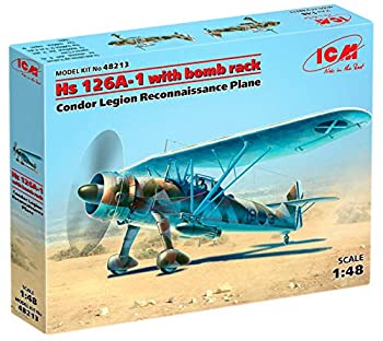 【中古品】ICM 1/48 ヘンシェル HS 126A-1 偵察機 w/爆弾 "コンドル軍団" プラモデル(中古品)の通販は