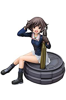 【中古品】コトブキヤ ガールズ&パンツァー 秋山優花里 1/8スケール PVC製 塗装済み完(中古品)