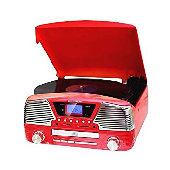 【中古品】TechPlay ODC35 RD, 3 Spead turntable, programmable MP3 CD player, USB/(中古品)