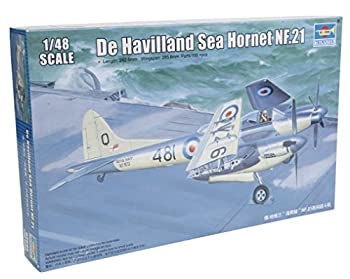 【中古品】トランペッター 1/48 デ・ハビランド シーホーネット NF.21 プラモデル(中古品)の通販は 13,477円