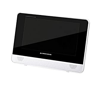 【中古品】GH-PDV9HW-WH 9型ワイド液晶、防水ポータブルDVDプレーヤー(中古品)