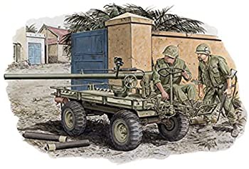 【中古品】プラッツ 1/35 ベトナム戦争 アメリカ海兵隊 M274ミュール 106mm 無反動砲 & (中古品)/ホビー 戦車・軍用車両・大砲/プラッツ(PLATZ)/