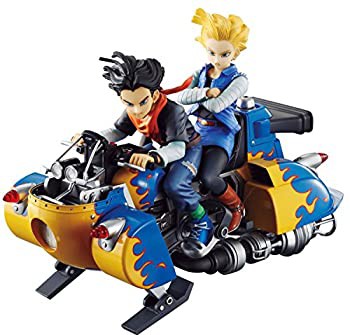 【中古品】DESKTOP REAL McCOY ドラゴンボールZ 04 人造人間17号&18号 約19cm PVC・AB(中古品)