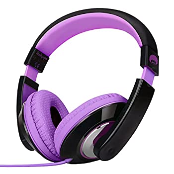 【中古品】RockPapa OV780 密閉型ヘッドホン ヘッドフォン (ブラック・パープル)(中古品)の通販は