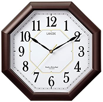 【中古品】ランデックス(Landex) 掛け時計 電波 アナログ ハイパーエイト 夜間秒針停 (中古品)の通販は
