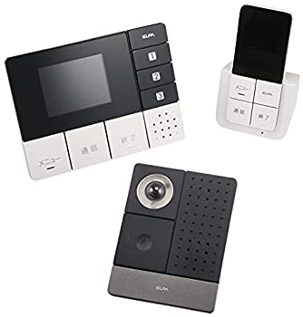 ELPA モニター親機 DHS-B30M 曲げ 玄関カメラ 子機セット