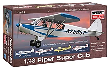 【中古品】Minicraft Piper Super Cub Airplane Model Kit (1/48 Scale) [並行輸入品](中古品)の通販は 13,455円