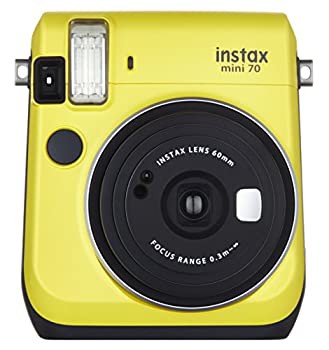 【中古品】FUJIFILM インスタントカメラ チェキ instax mini70 イエロー INS MINI 70 (中古品)