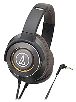 【中古品】audio-technica SOLID BASS ポータブルヘッドホン 重低音 ガンメタリック A(中古品)