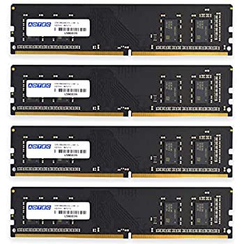 【中古品】アドテック DDR4-2133 UDIMM 16GB 4枚組 ADS2133D-16G4(中古品)