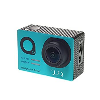 【中古品】UPQ アクションスポーツカメラ Q-camera ACX1/BG ブルー バイ グリーン(中古品)