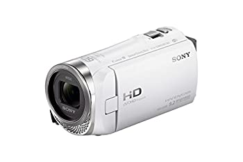 【中古品】ソニー SONY ビデオカメラ HDR-CX485 32GB 光学30倍 ホワイト Handycam HDR(中古品)