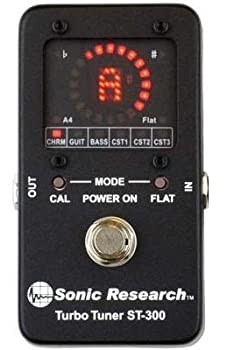 激安特価 Sonic Research ST-300 Stompbox Strobe Tuner(品) Turbo