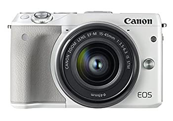 超歓迎】 Canon ミラーレス一眼カメラ EOS M3 レンズキット(ホワイト