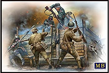 【未使用 中古品】BRITISH & GERMAN INFANTRYMEN HAND TO HAND FIGHT WWI ERA 1/35 MASTER BO(中古品)