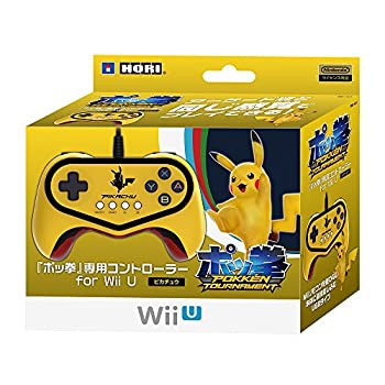 【未使用 中古品】【Wii U対応】「ポッ拳」専用コントローラー for Wii U ピカチュウ(中古品)/ゲーム コントローラー（ハンドル・ジョイスティック）/ホリ/
