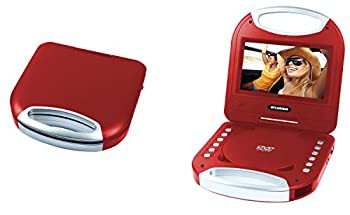 【未使用 中古品】Sylvania SDVD7049 7-Inch Portable DVD Player with Handle Red by Sylva(中古品)