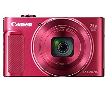 Canon コンパクトデジタルカメラ PowerShot SX620 HS レッド 光学25倍ズー (中古品)