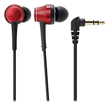【未使用 中古品】audio-technica イヤホン カナル型 ハイレゾ対応 レッド ATH-CKR70 RD(中古品)