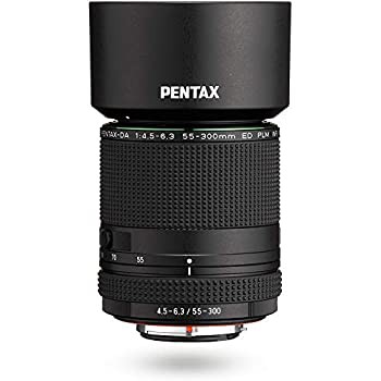 【中古品】HD PENTAX-DA 55-300mmF4.5-6.3ED PLM WR RE 望遠ズームレンズ 21277(中古品)