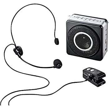 【中古品】サンワサプライ ワイヤレスポータブル拡声器 MM-SPAMP5(中古品)