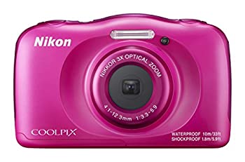 【中古品】Nikon デジタルカメラ COOLPIX W100 防水 W100PK クールピクス ピンク(中古品)