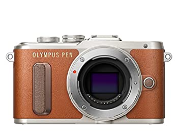 【中古品】OLYMPUS ミラーレス一眼 E-PL8 ボディー ブラウン(中古品)