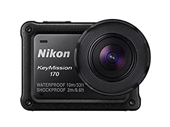 【中古品】Nikon 防水アクションカメラ KeyMission 170 BK ブラック(中古品)