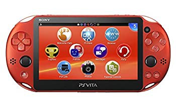 【中古品】PlayStation Vita Wi-Fiモデル メタリック・レッド (PCH-2000ZA26)(中古品)