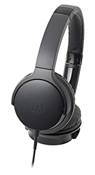 【未使用 中古品】audio-technica SoundReality ポータブルオンイヤーヘッドホン ブラック AT(中古品)