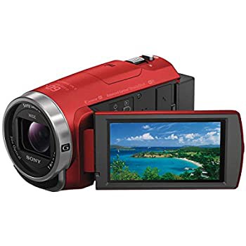 【中古品】ソニー ビデオカメラ Handycam HDR-CX680 光学30倍 内蔵メモリー64GB レッ (中古品)