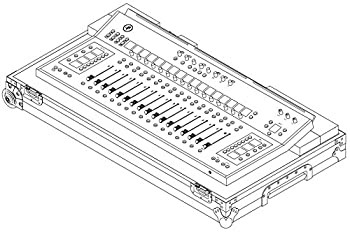 【中古品】MACKIE コントロールサーフェスDC16用ツアリングハードケース DC16 Road Ca(中古品)