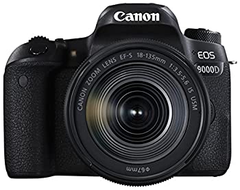 【中古品】Canon デジタル一眼レフカメラ EOS 9000D レンズキット EF-S18-135mm F3.5-(中古品)