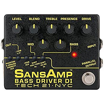 【中古品】Tech21 エフェクター Sansamp Bass Driver DI V2 BSDR-V2 ベース専用ドライ(中古品)