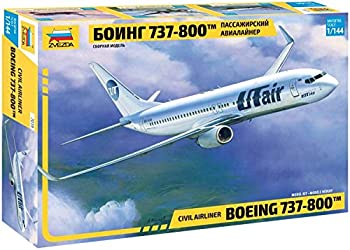 【中古品】ズベズダ 1/144 ボーイング737-800 プラモデル ZV7019(中古品)の通販は 36,203円