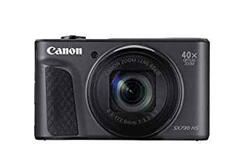 【中古品】Canon コンパクトデジタルカメラ PowerShot SX730 HS ブラック 光学40倍ズ (中古品)
