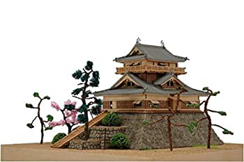 【未使用 中古品】ウッディジョー 1/150 丸岡城 木製模型 組み立てキット(中古品)