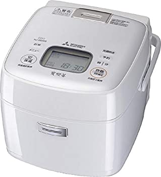 【中古品】三菱電機 IHジャー炊飯器 備長炭炭炊釜 3.5合炊き ピュアホワイト NJ-SE068(中古品)
