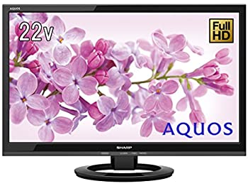 【中古品】シャープ 22V型 液晶 テレビ AQUOS LC-22K45-B フルハイビジョン 外付HDD対(中古品)