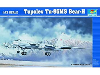 【未使用 中古品】トランペッター 1/72 ソビエト軍 TツポレフTu-95MSベアーH プラモデル(中古品)