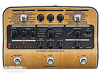 【未使用 中古品】ZOOM ズーム アコースティックギター用プリアンプ AC-3(中古品)