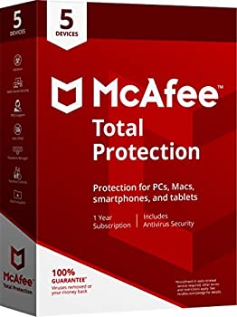 【中古品】McAfee Total Protection - Box pack (1 year) - 5 devices - Win, Mac, An(中古品)の通販は