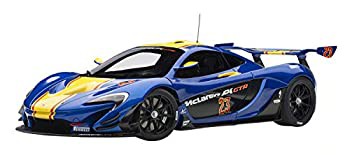 【中古品】AUTOart 1/18 マクラーレン P1 GTR ブルー/イエロー(中古品)/おもちゃ カー・レースカー/オートアート(AUTOart)/