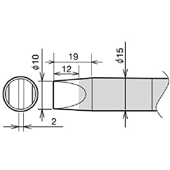 【中古品】goot(グット) 替こて先 RX-89GAS用 RX-89HRT-10D 日本製(中古品)の通販は