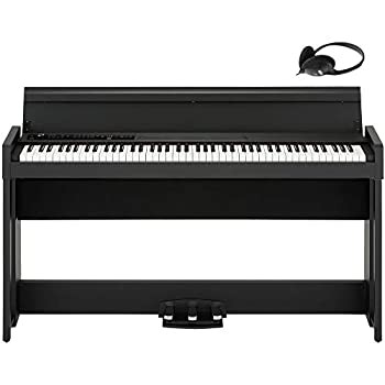 【中古品】KORG コルグ 電子ピアノ 88鍵盤 C1 Air BK ブラック 黒 温かみを感じる木製(中古品)