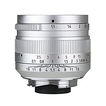 【中古品】七工匠 7artisans 50mm F1.1 シルバー [ライカMマウント] 標準レンズ(MFレ (中古品)の通販は