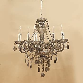 【未使用 中古品】シャンデリア アンティーク調 姫系 ダイナスティ2 5灯 LED電球対応:int-ak-(中古品)の通販は