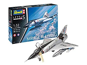 【未使用 中古品】ドイツレベル 1/32 フランス空軍 ダッソー ミラージュ 3E 戦闘機 プラモデ (中古品)